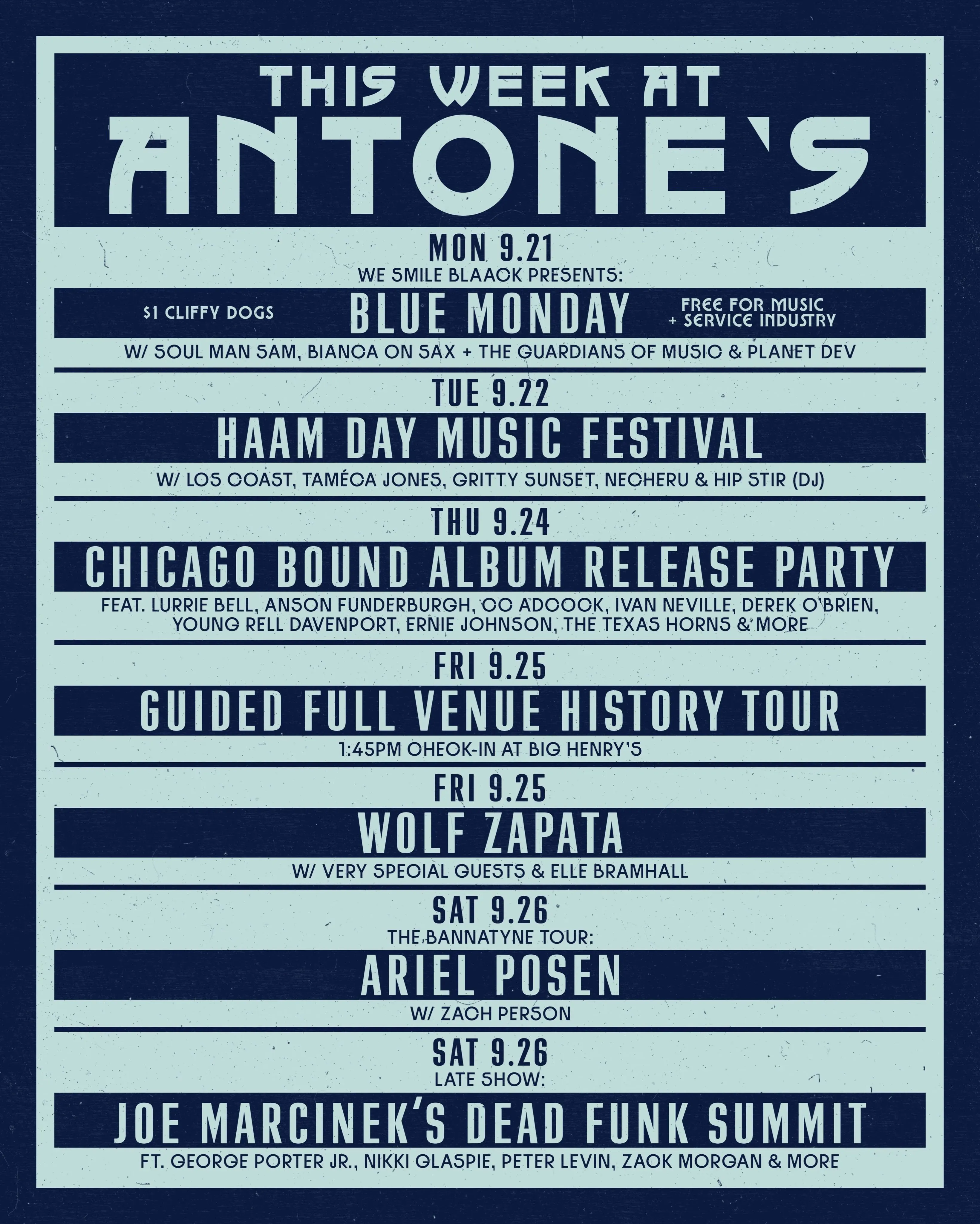 Joe Marcinek's Dead Funk Summit at Antone's in Austin | Mato