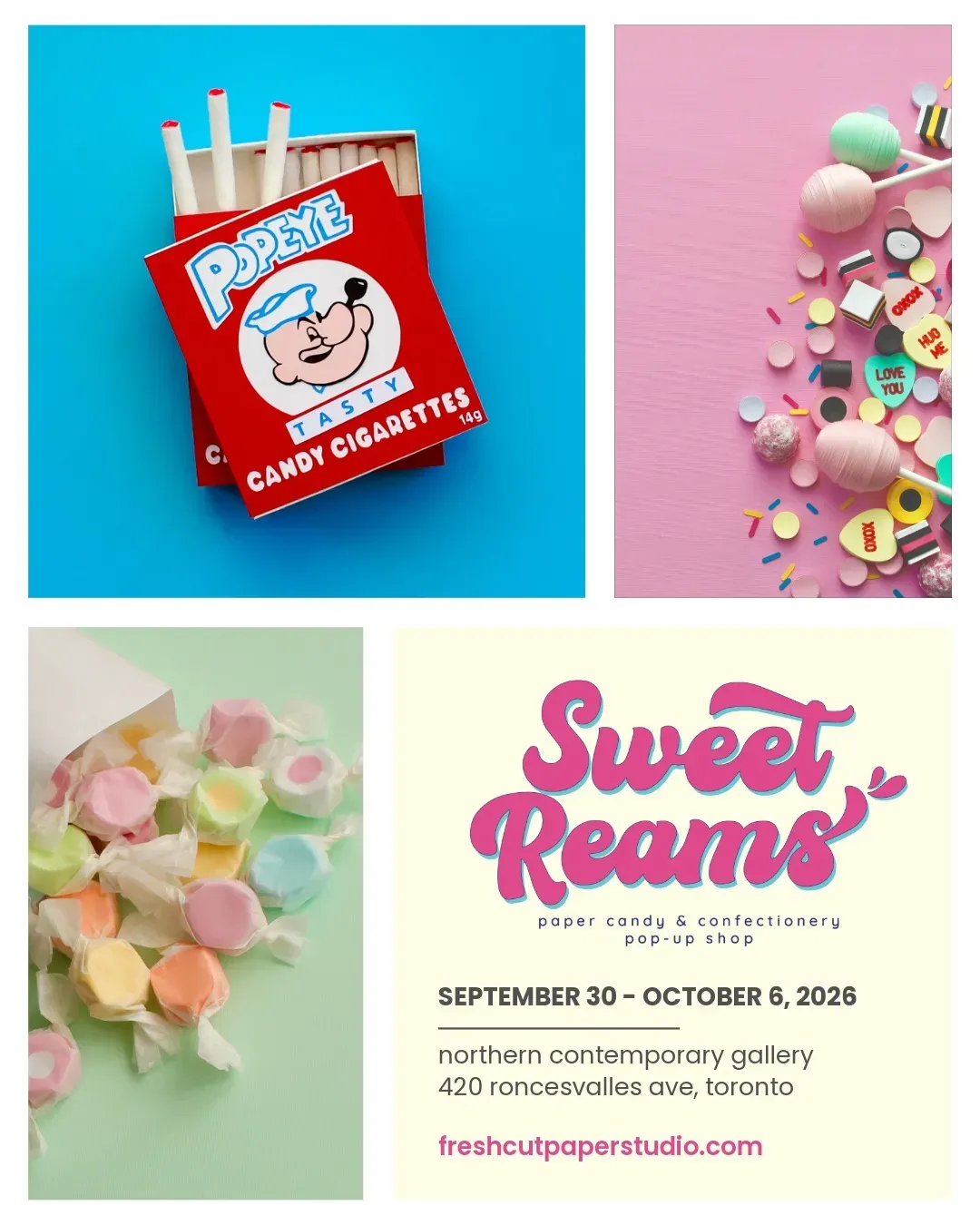 Paper Castle Sweet Reams Paper Candy Pop-Up in Toronto | Mato