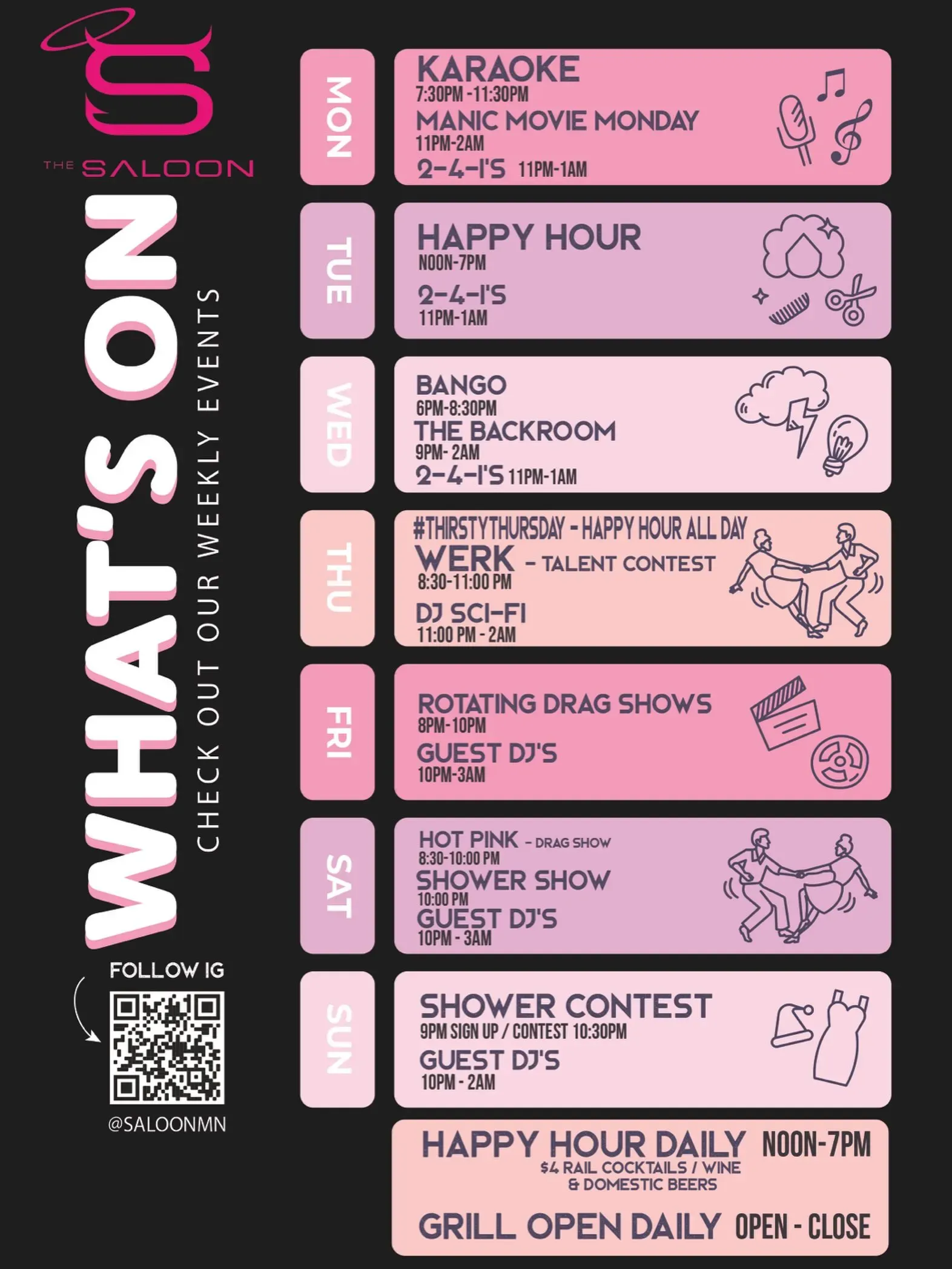 Rotating Drag Shows