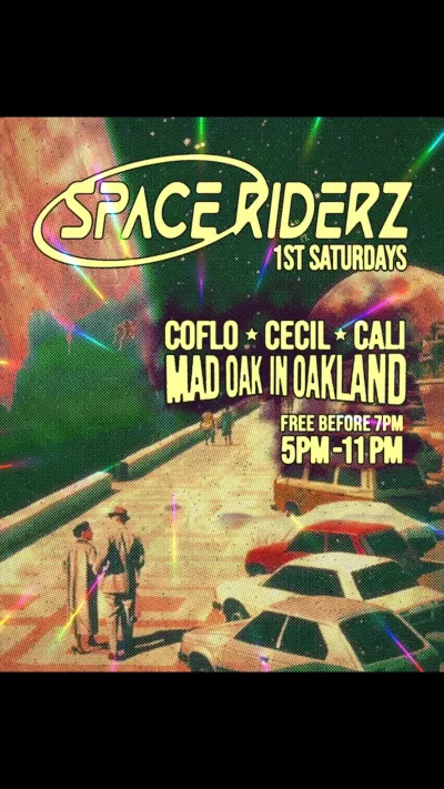 Space Riderz at Mad Oak Rooftop in Oakland | Mato