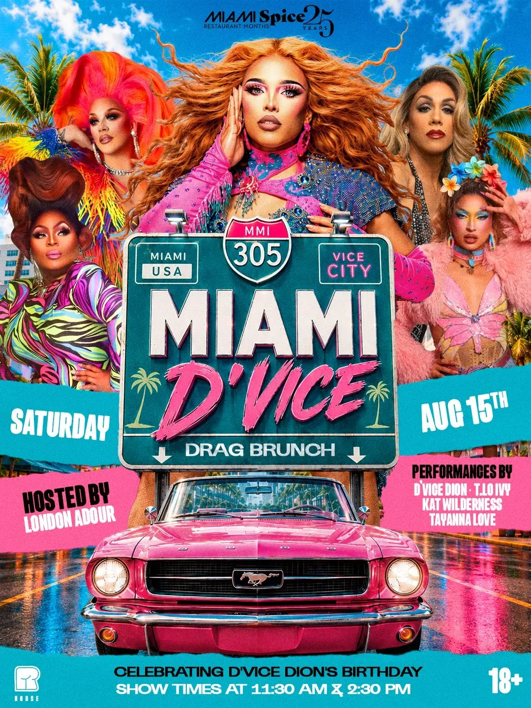 Miami D’Vice Drag Brunch