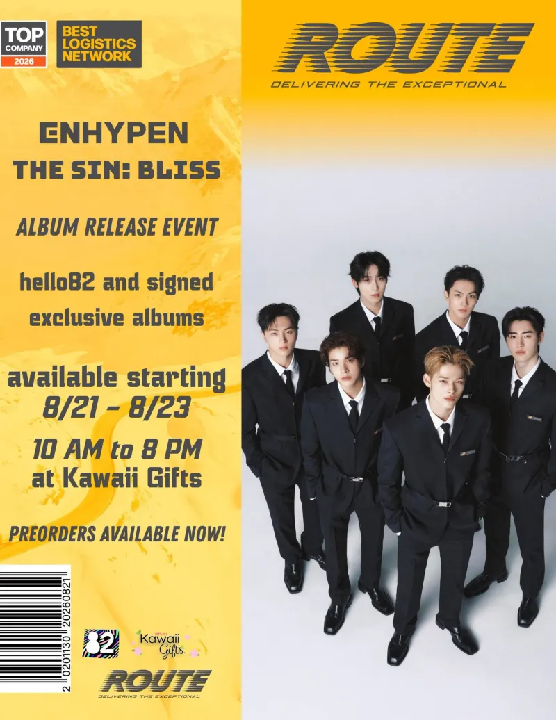 ENHYPEN THE SIN: BLISS Release at Kawaii Gifts in Pittsburgh