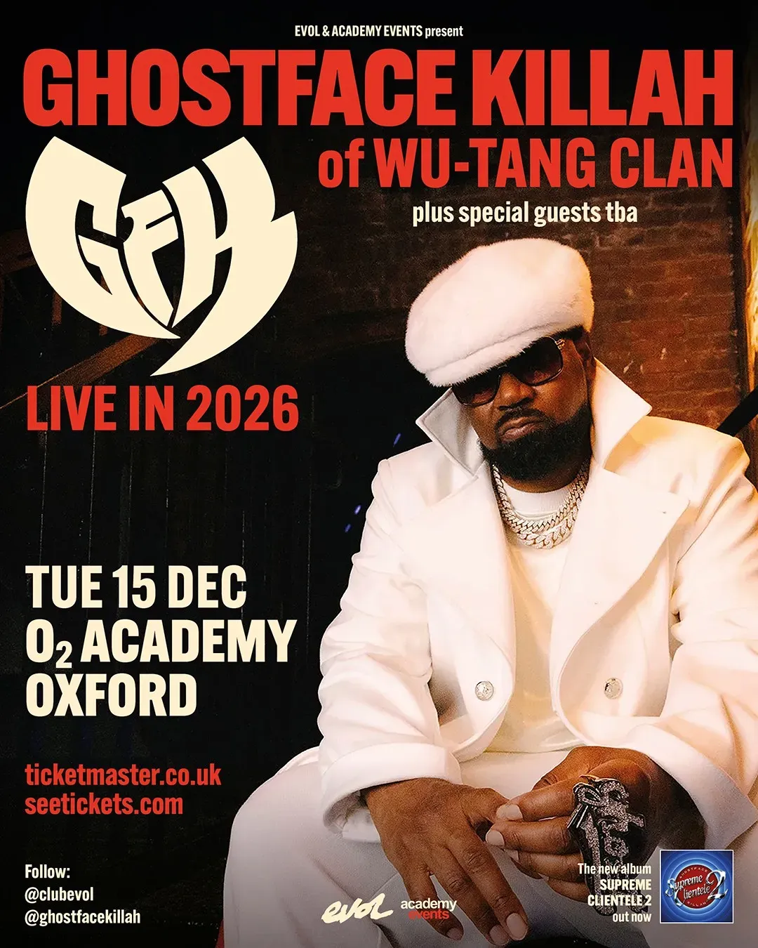 Ghostface Killah Live at O2 Academy Oxford in Oxford | Mato