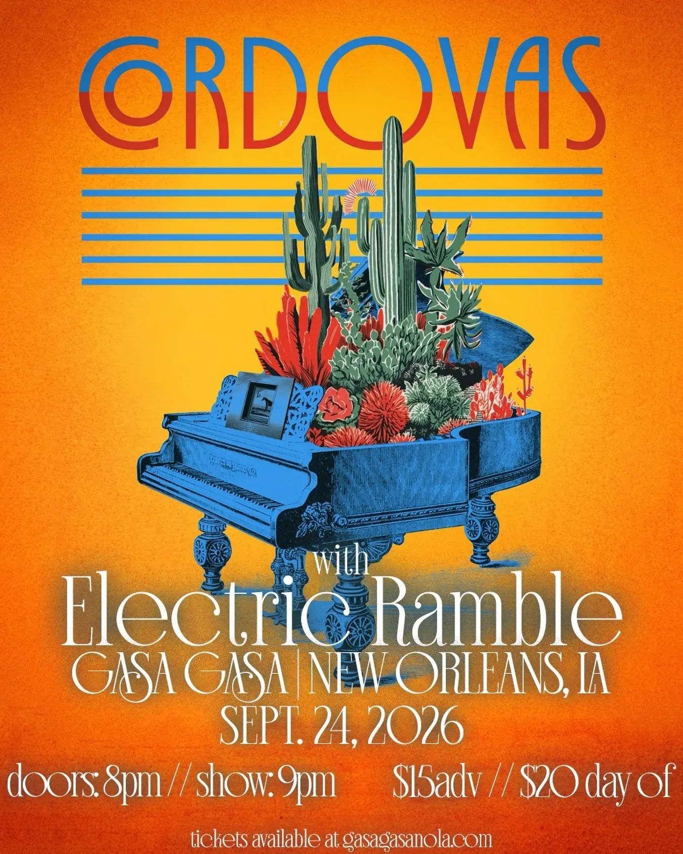 Cordovas & Electric Ramble at Gasa Gasa in New Orleans | Mato