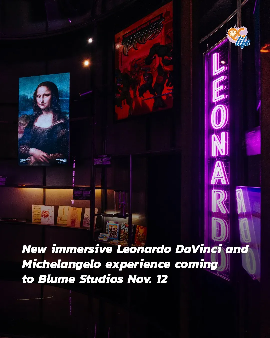 Leonardo Versus Michelangelo at Blume Studios in Charlotte