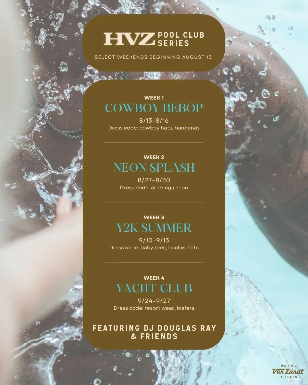 Yacht Club: HVZ Pool Club at Hotel Van Zandt in Austin | Mato