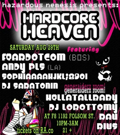Hardcore Heaven at F8 in San Francisco | Mato