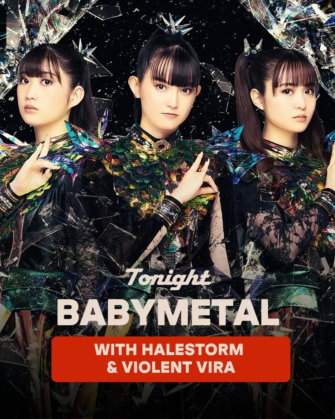 BABYL VIPパス&タオル WORLD TOUR 2016 EU BABYMETAL World Tour 2026 at Dos Equis Pavilion in Dallas