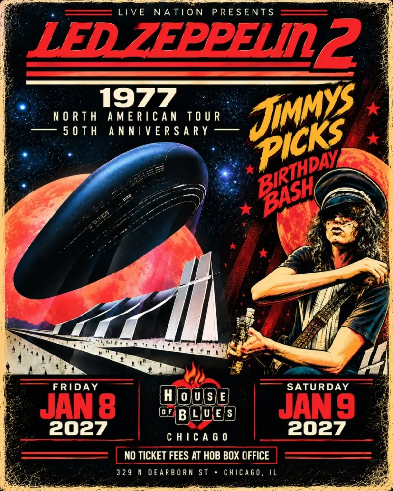 Led Zeppelin 市俄古の熱すぎる夜 Great ChicagoFire Led Zeppelin 2: Birthday Bash in Chicago | Mato