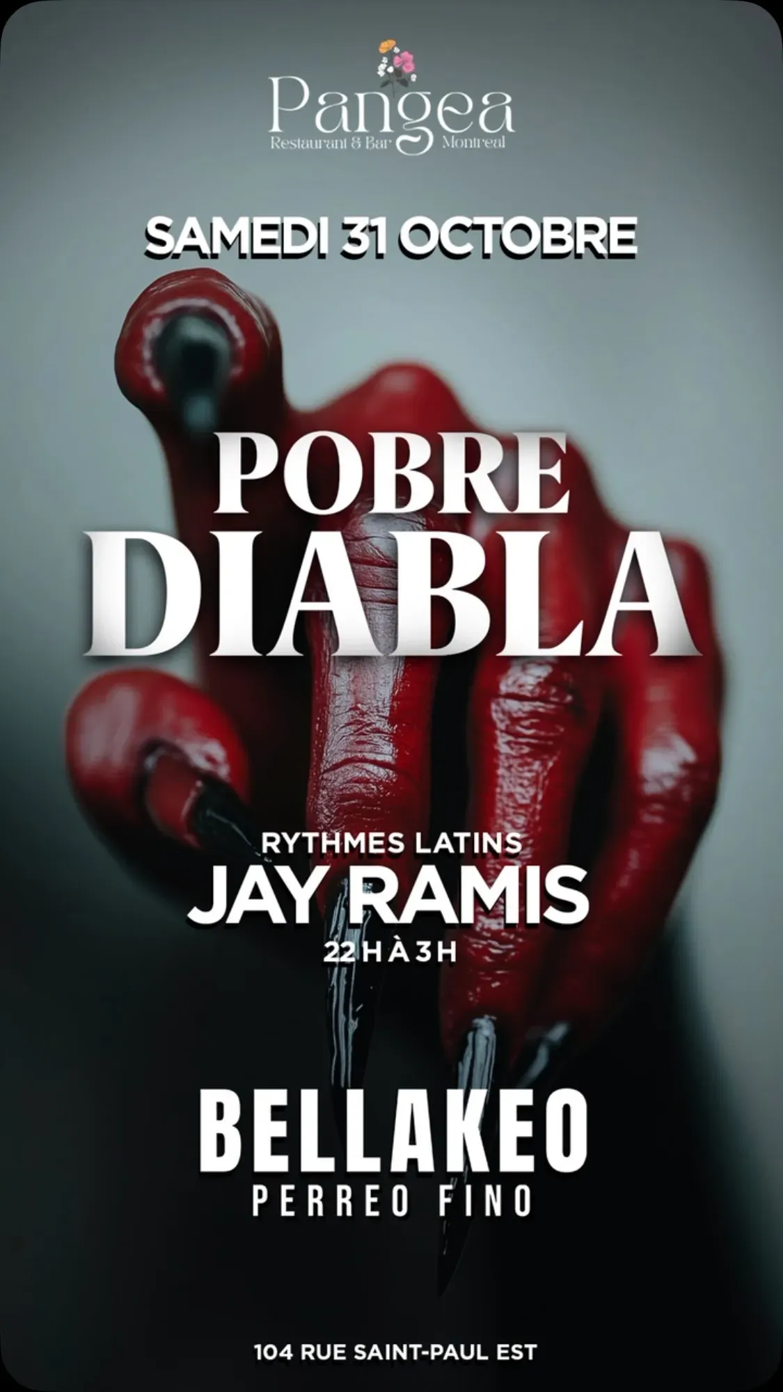 Bellakeo Pobre Diabla - Halloween at Pangea in Montréal | Mato