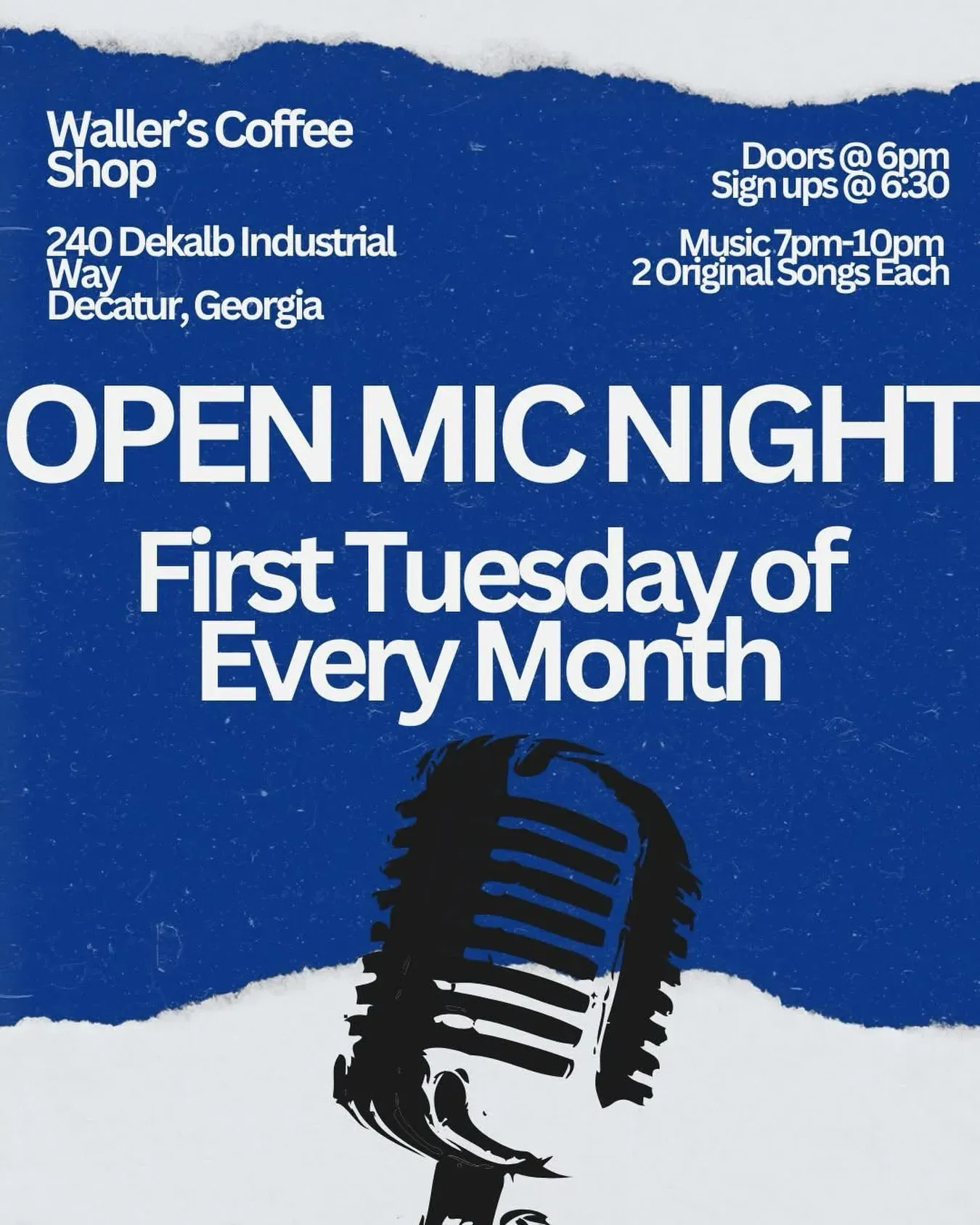 Open Mic Night at Waller's Coffee Shop in Atlanta | Mato
