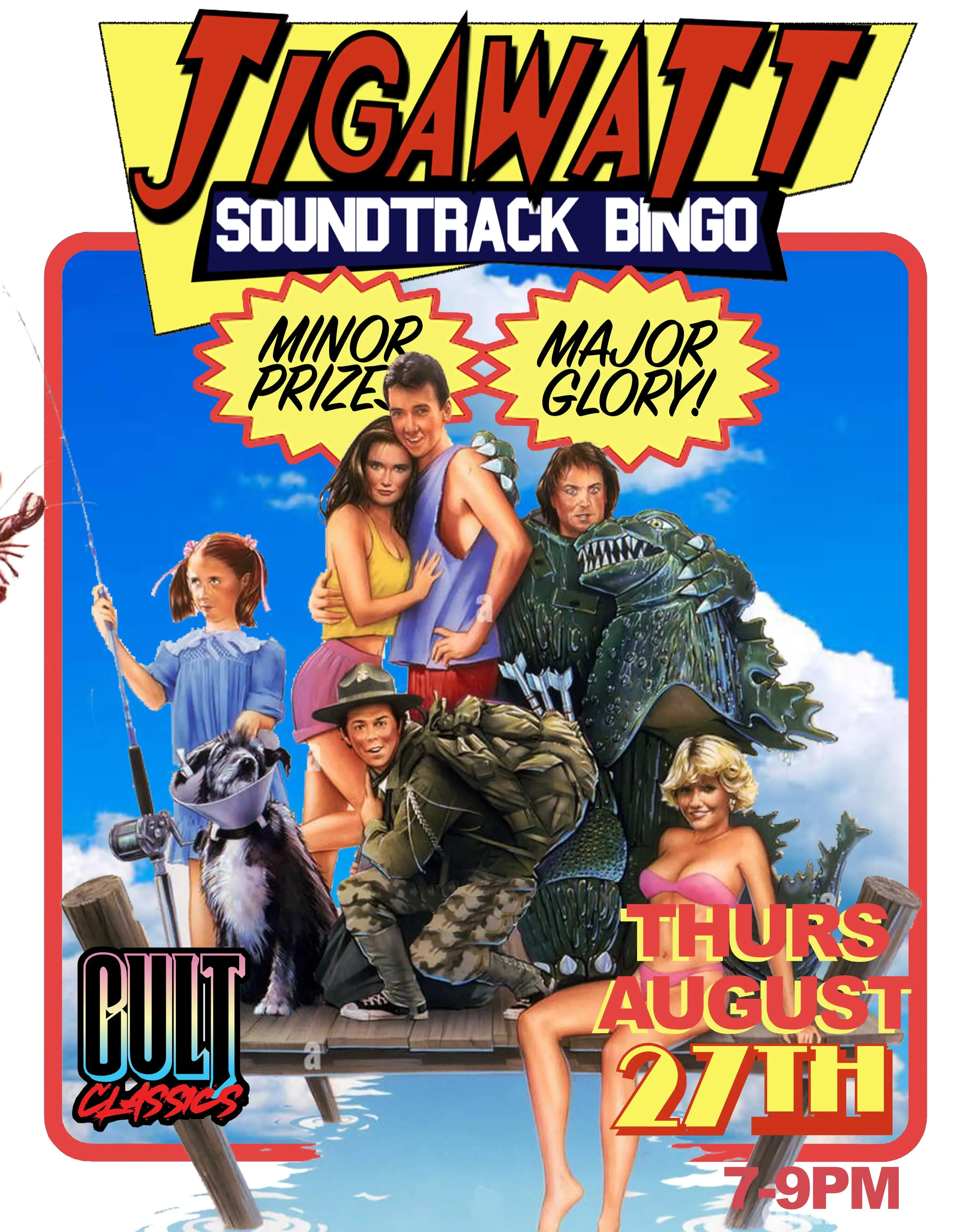 Soundtrack Bingo with DJ Jigawatt at Cult Classics in Portland