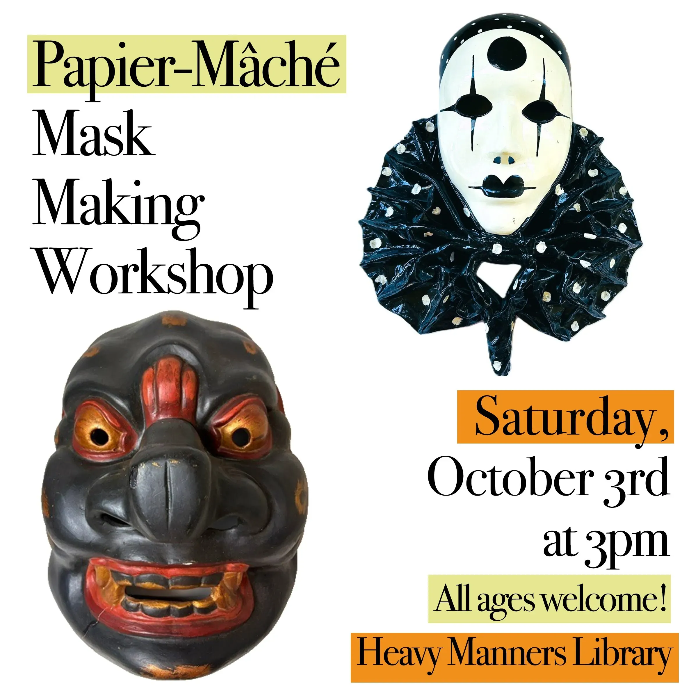 Mask Making Workshop in Los Angeles | Mato
