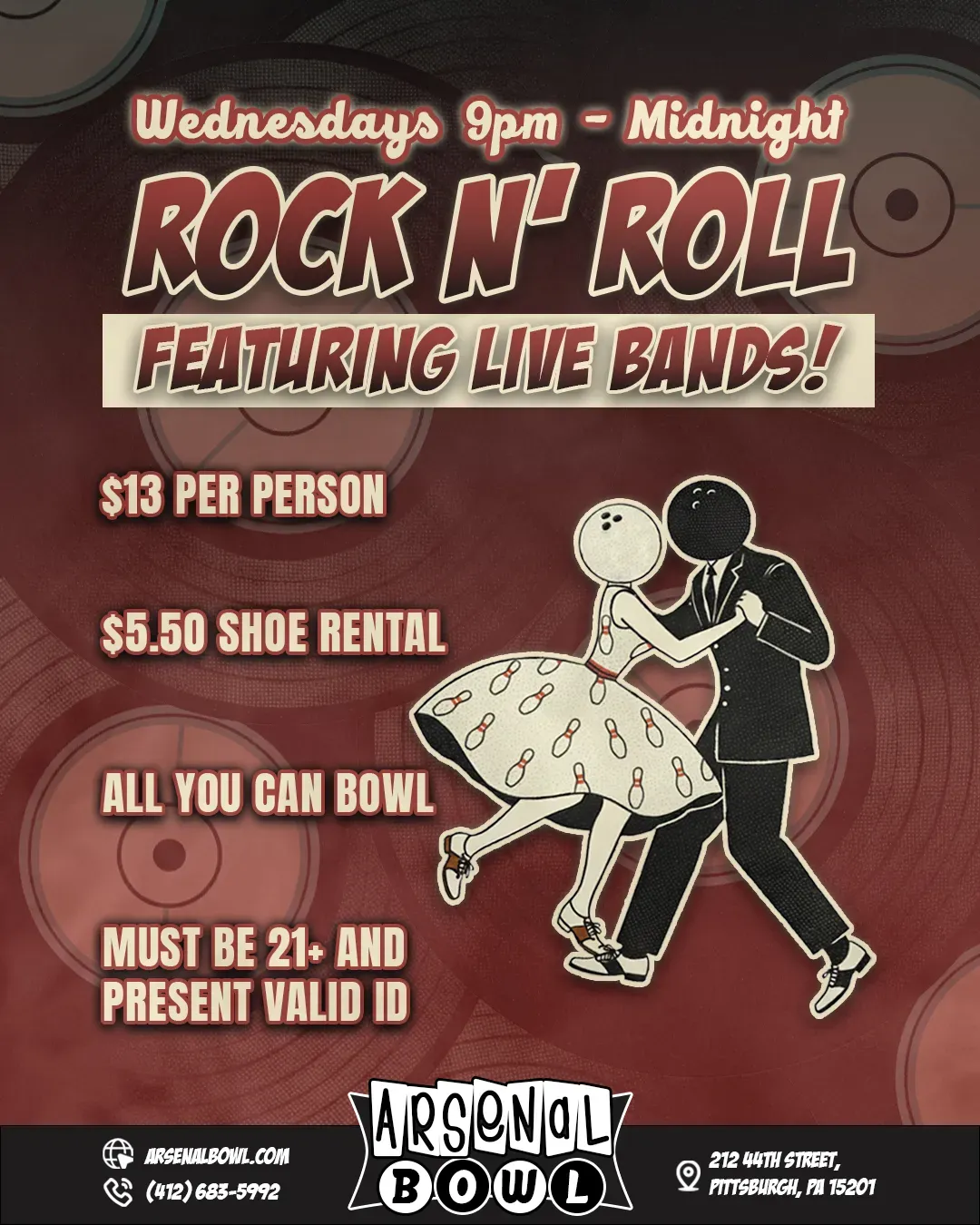 Rock N' Roll Special at Arsenal Bowl in Pittsburgh | Mato