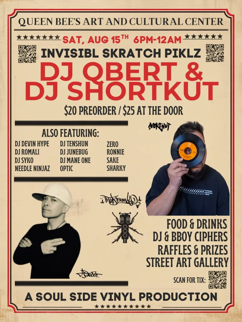 Soul Side Vinyl: Hip-Hop Showcase at Queen Bee's in San Diego