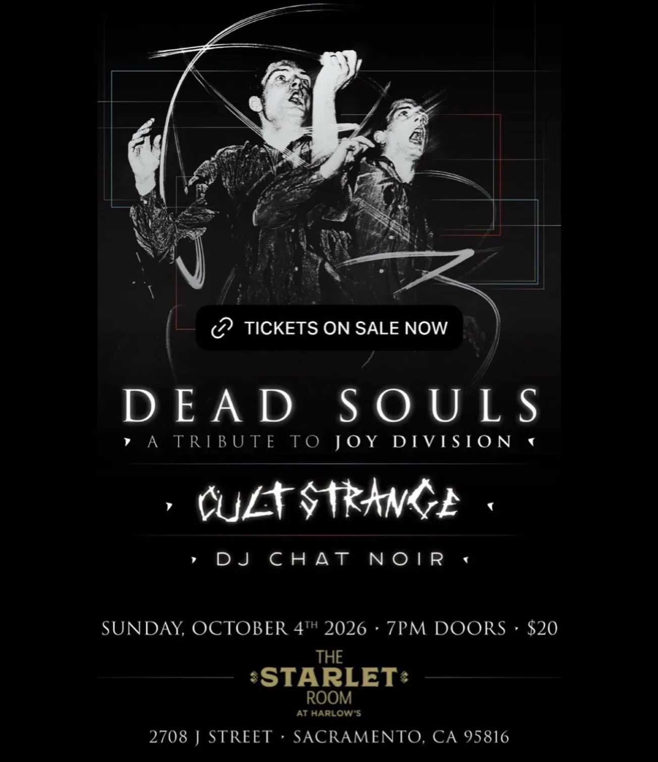 Dead Souls: Joy Division Tribute in Sacramento | Mato