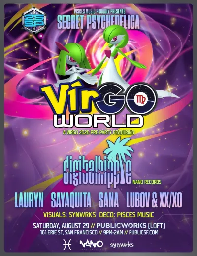 Secret Psychedelica: Virgo World in San Francisco | Mato