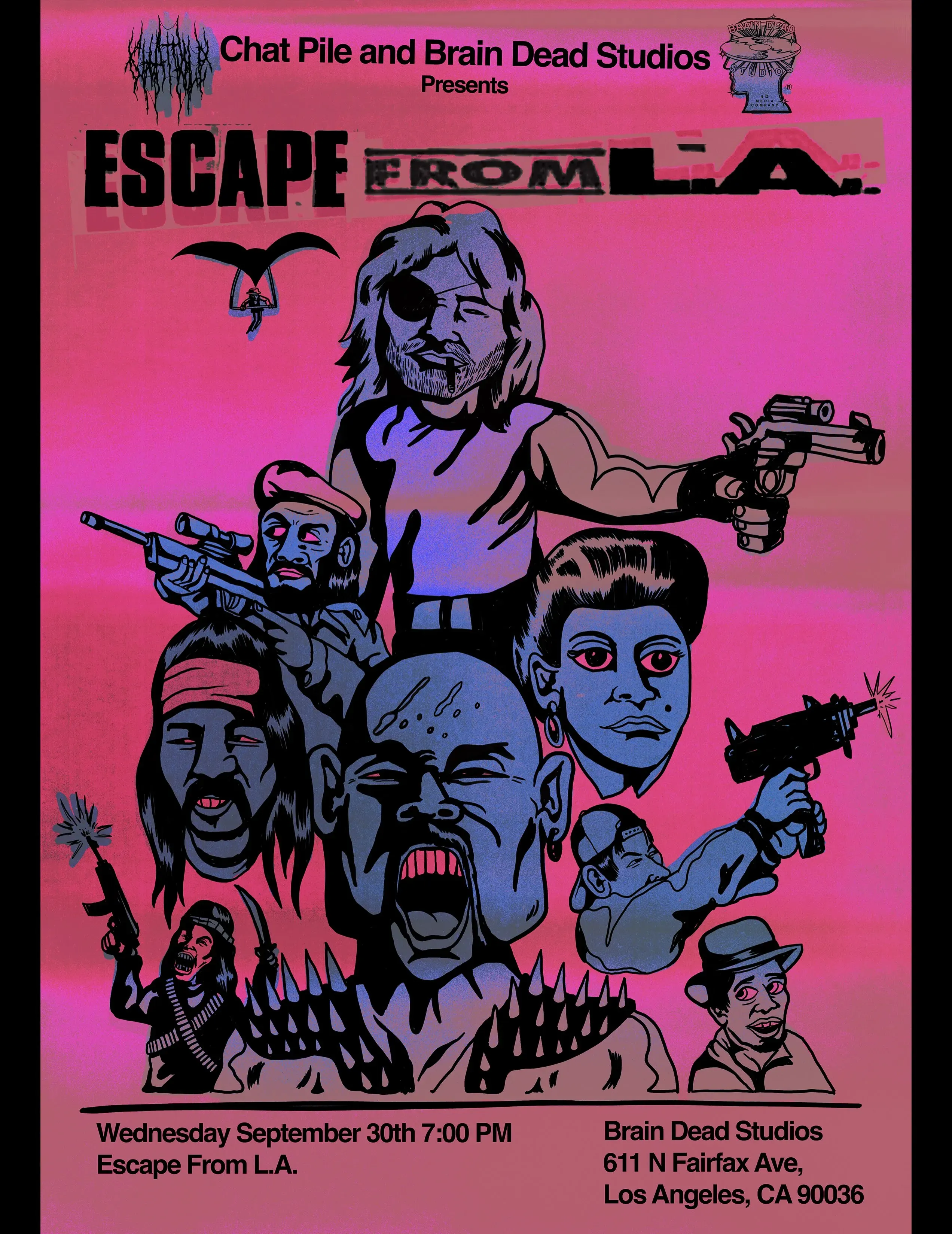 Escape From L.A. (1996) at Brain Dead Studios in Los Angeles