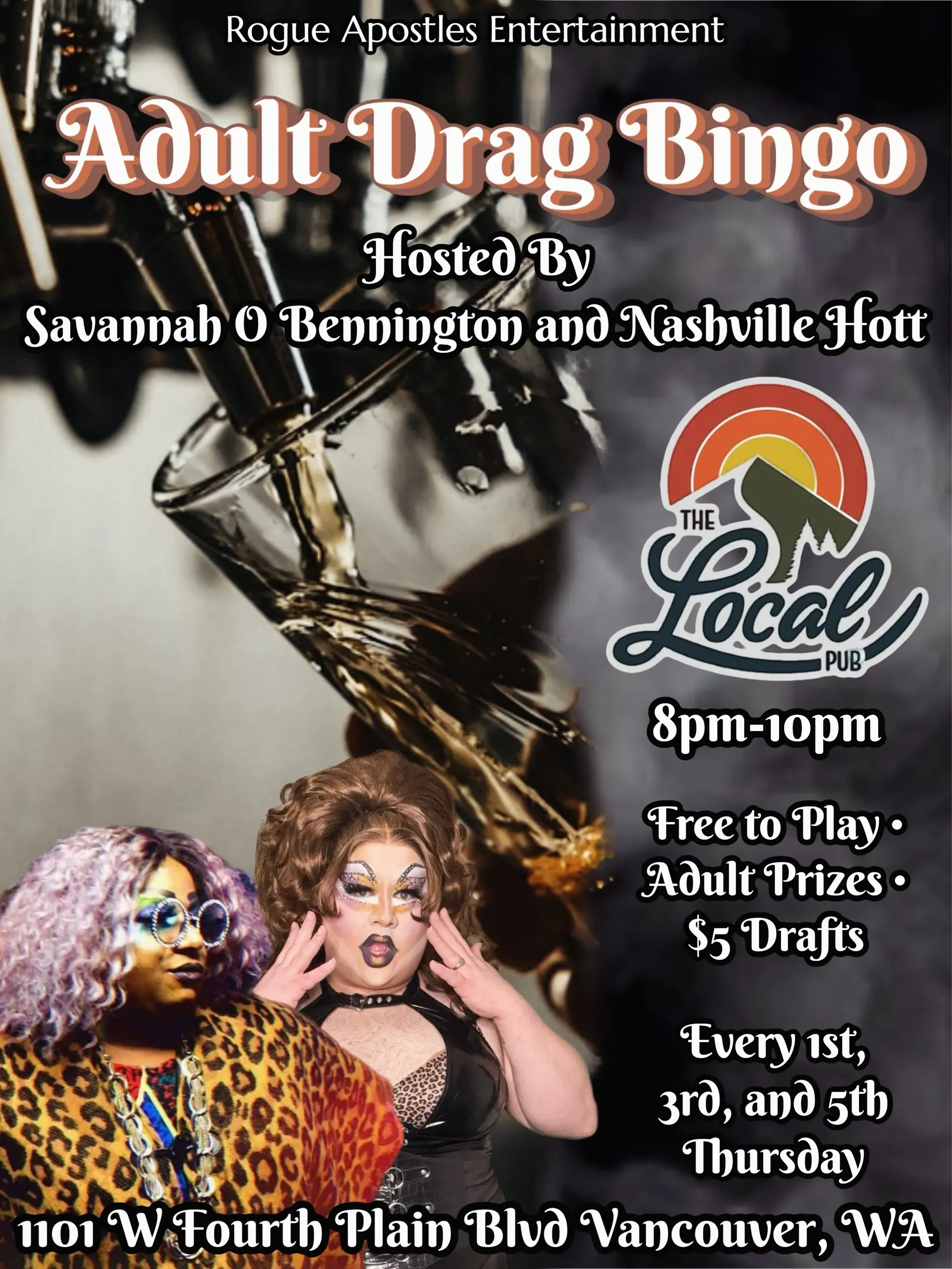 Adult Drag Bingo