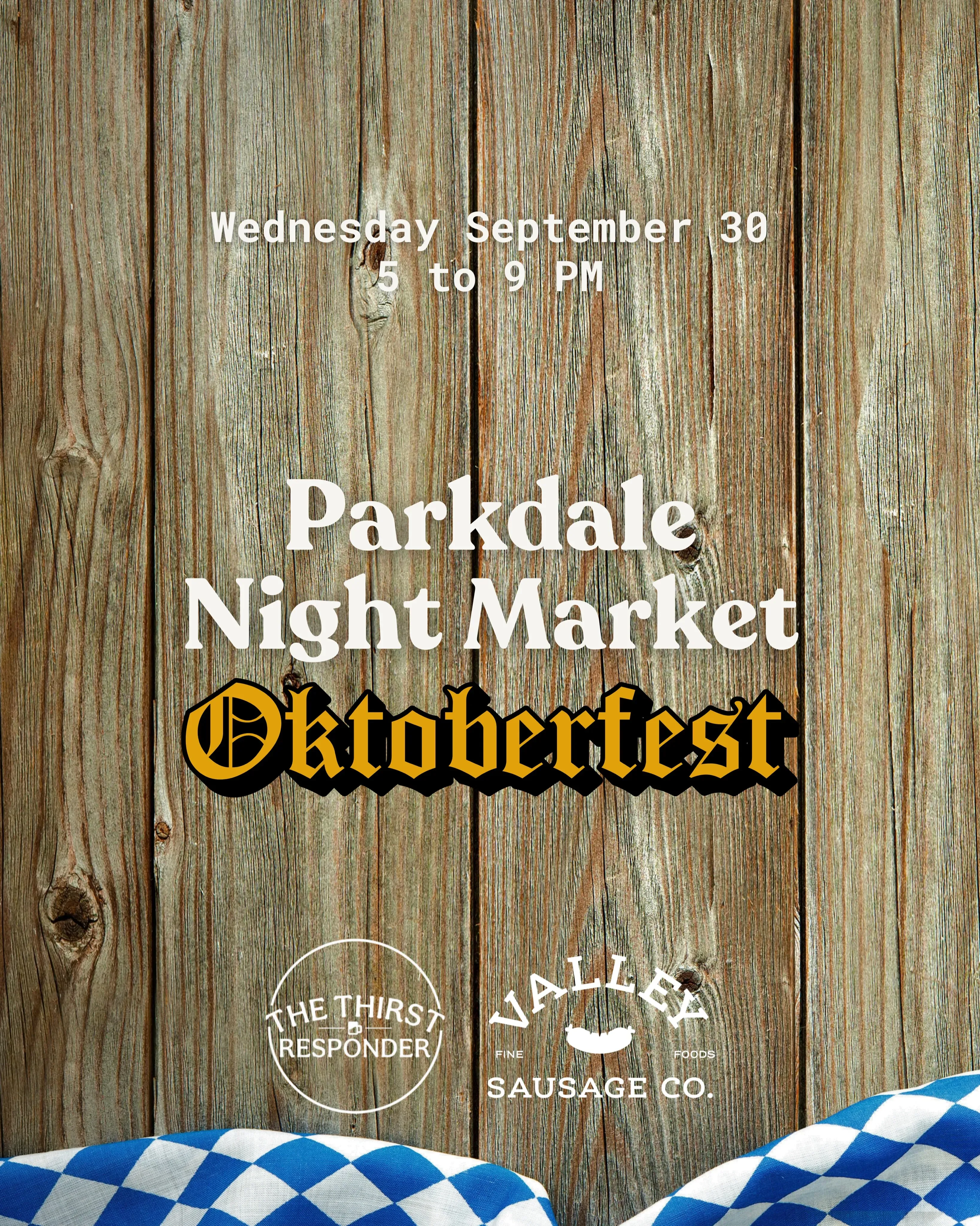 Parkdale Night Market Oktoberfest at Parkdale Market in Ottawa