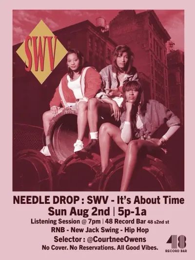 SWV: It's About Time Listening at 48 Record Bar in Philadelphia