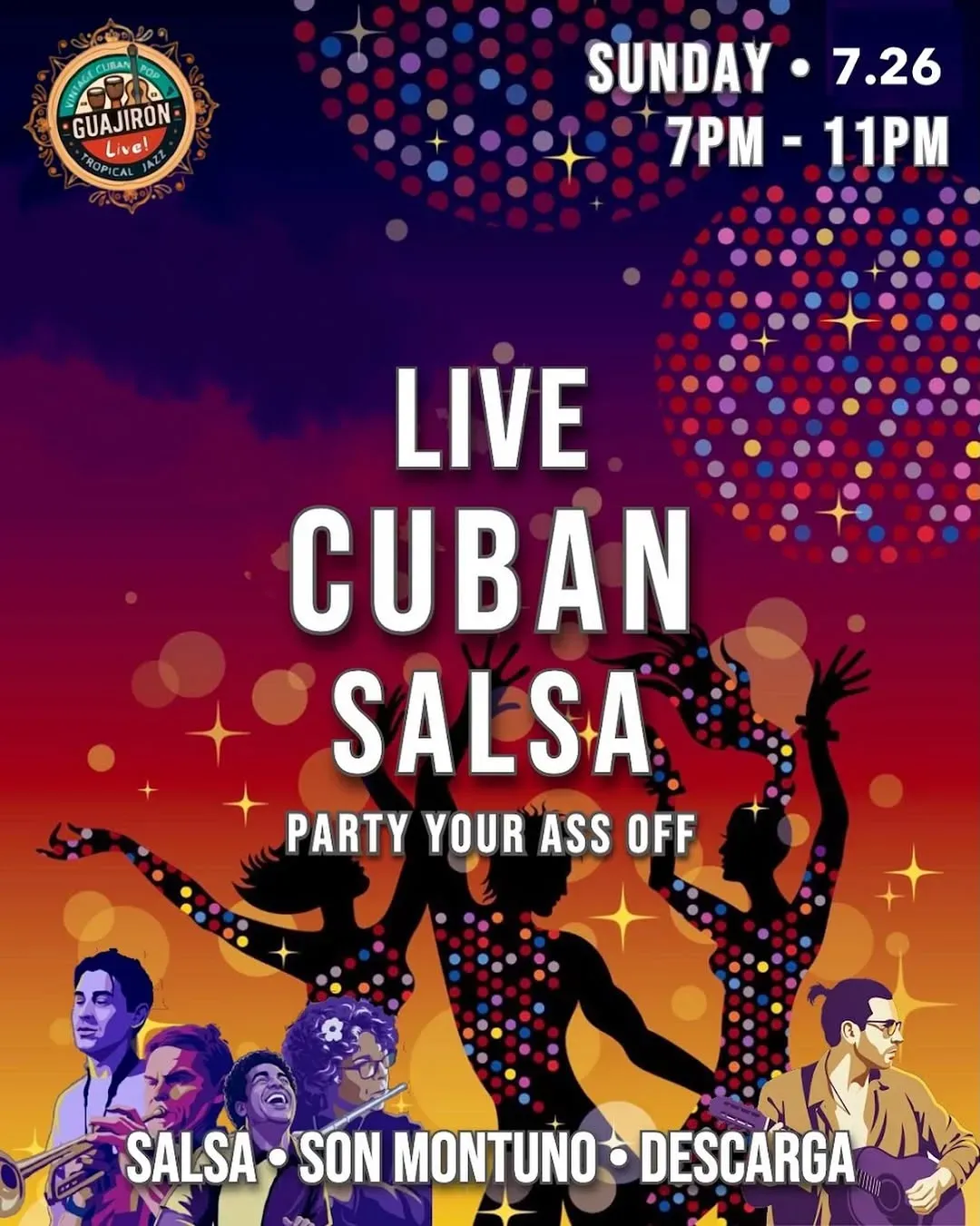 Cuban salsa at the Boom Boom Room