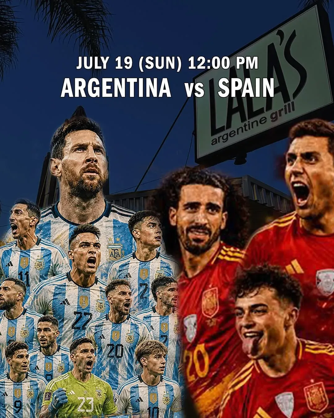 Argentina vs Spain: WC Final in Los Angeles | Mato