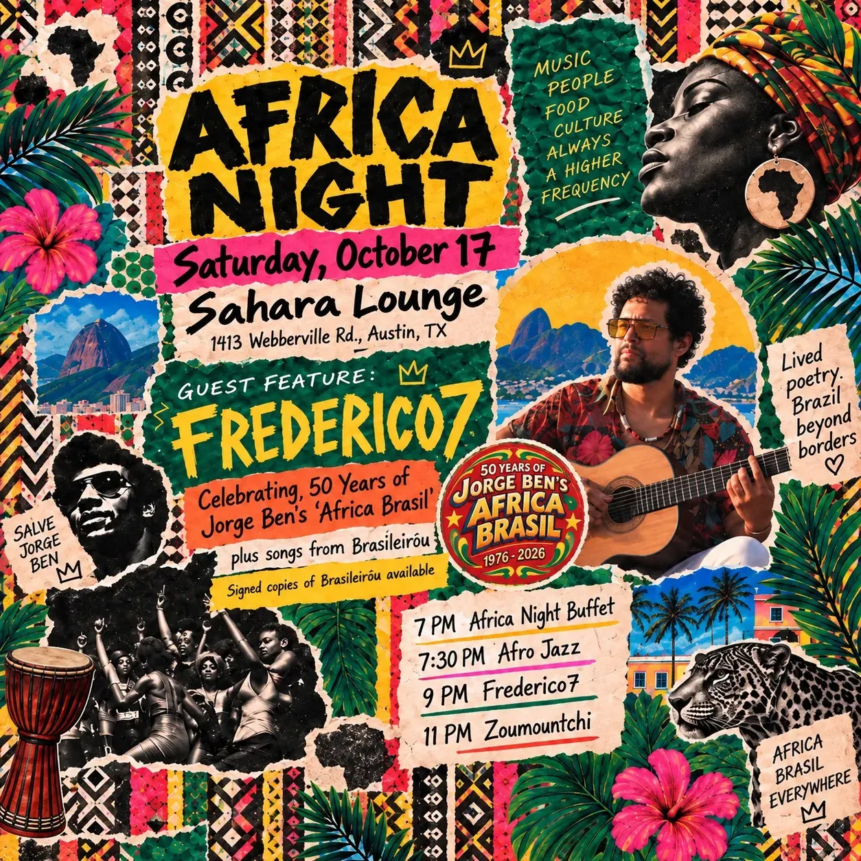 Africa Night: Africa Brasil at Sahara Lounge in Austin | Mato