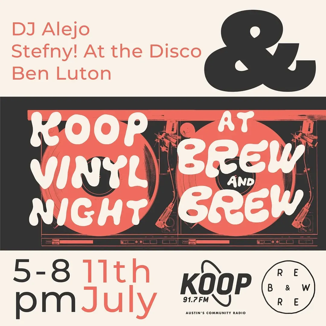 KOOP Vinyl Night at The Brew & Brew in Austin | Mato