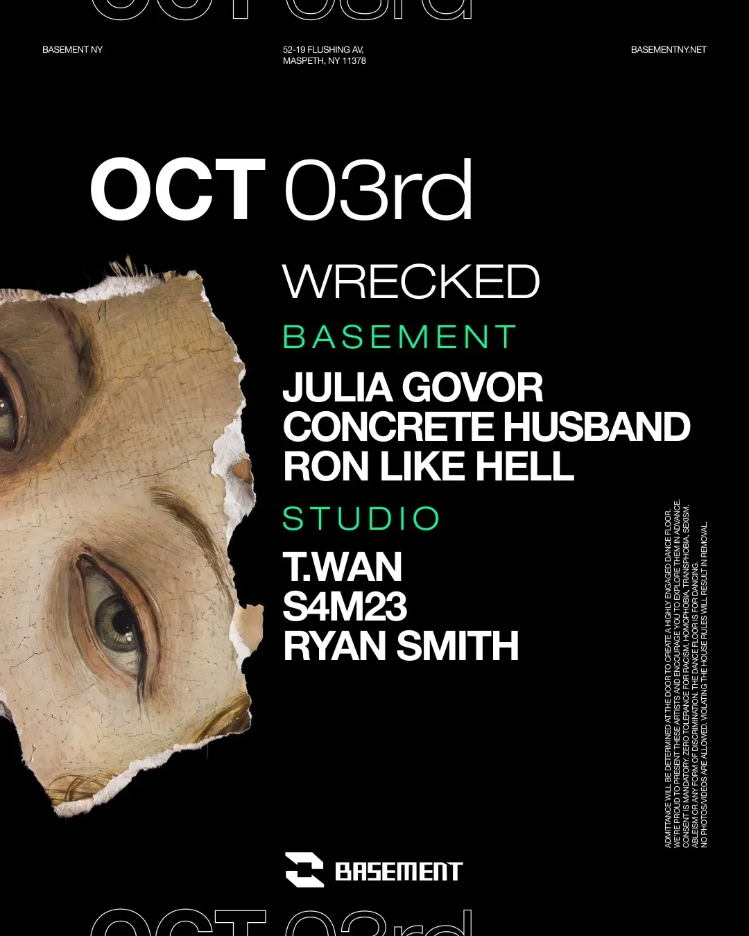 Get Wrecked Wrecked at BASEMENT in New York | Mato