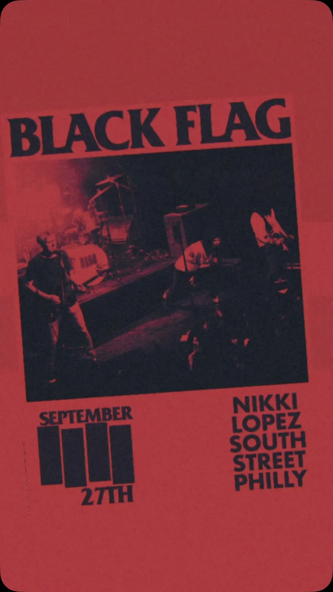 Black Flag at Nikki Lopez in Philadelphia | Mato