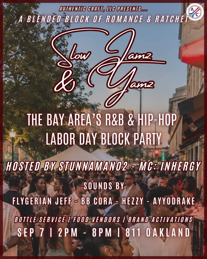 Slow Jamz & Yamz Labor Day Party in San Francisco | Mato