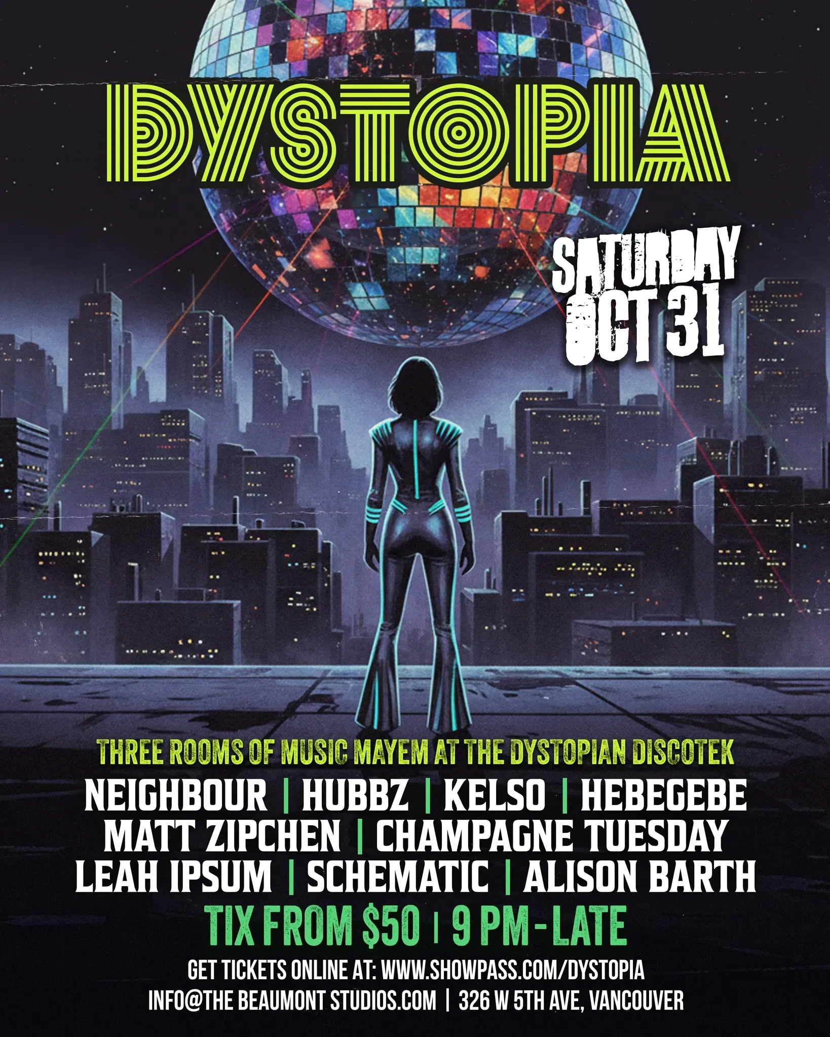 Dynostopia DYSTOPIA at The Beaumont Studios in Vancouver | Mato