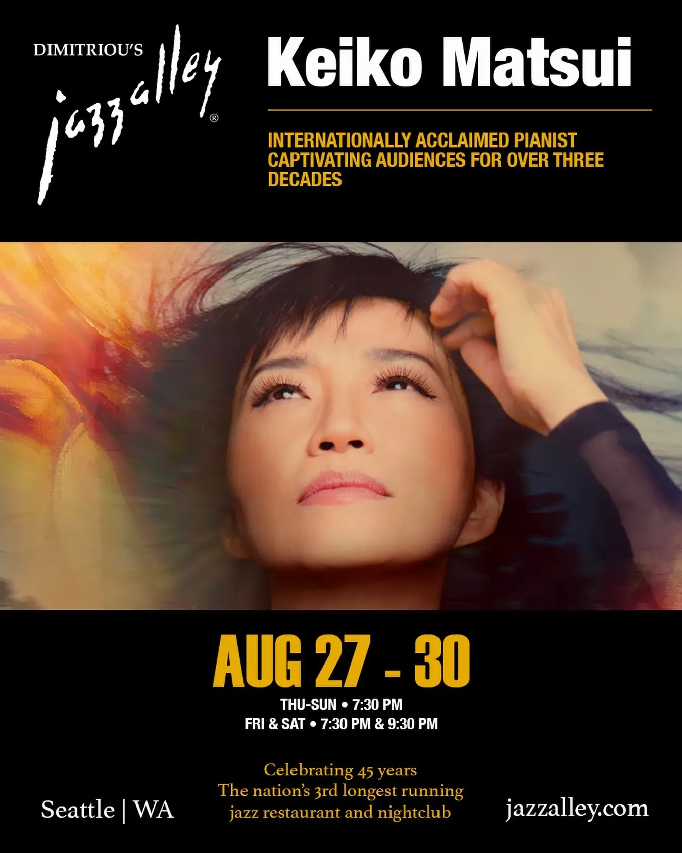 Keiko Matsui at Dimitriou's Jazz Alley in Seattle | Mato