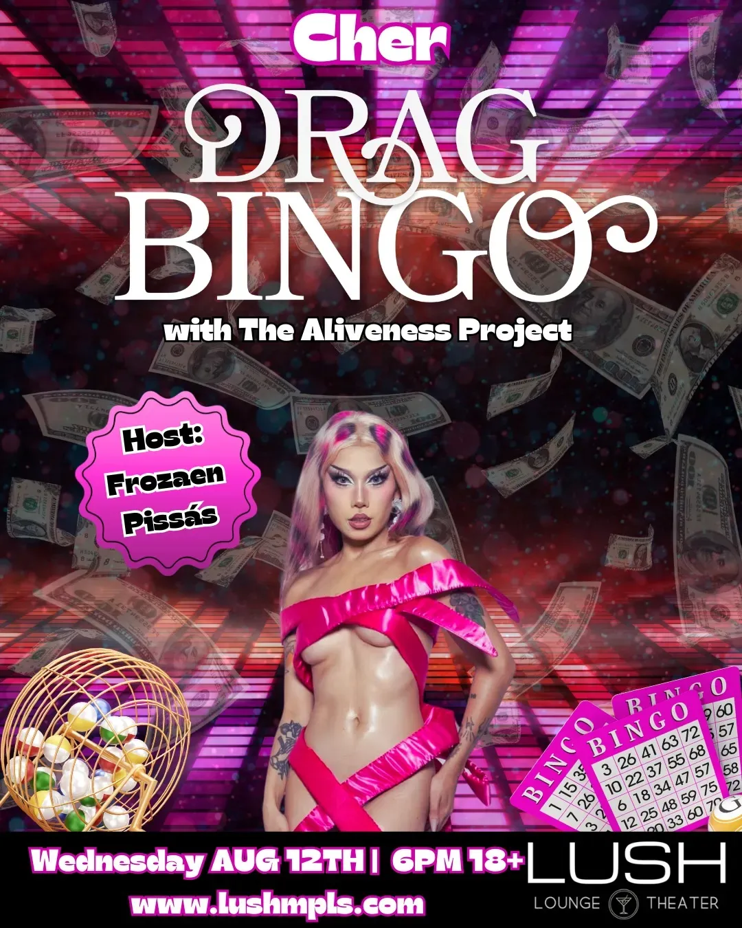 Cher Drag Bingo