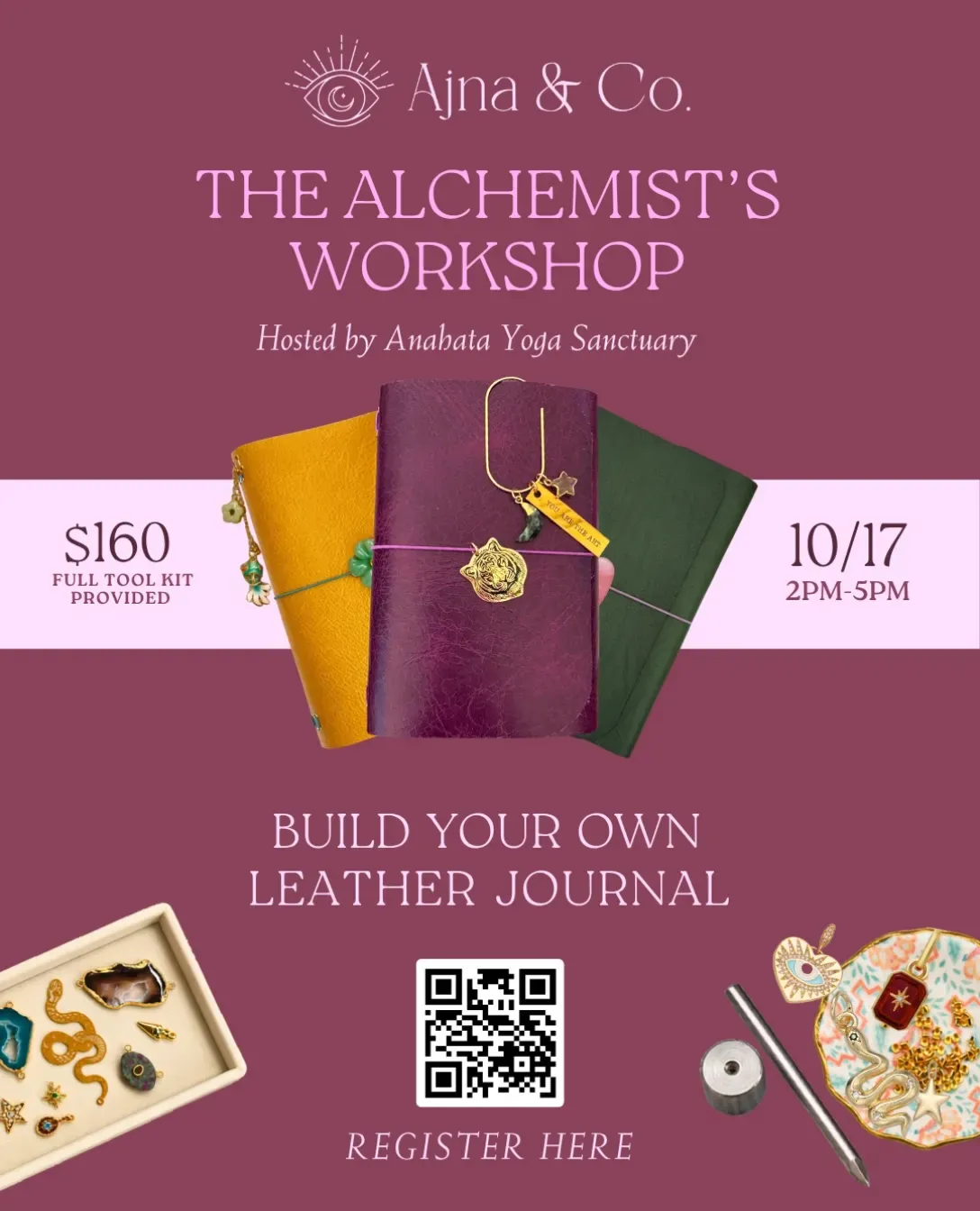 The Alchemist's Workshop at Anahata Yoga Sanctuary in Austin