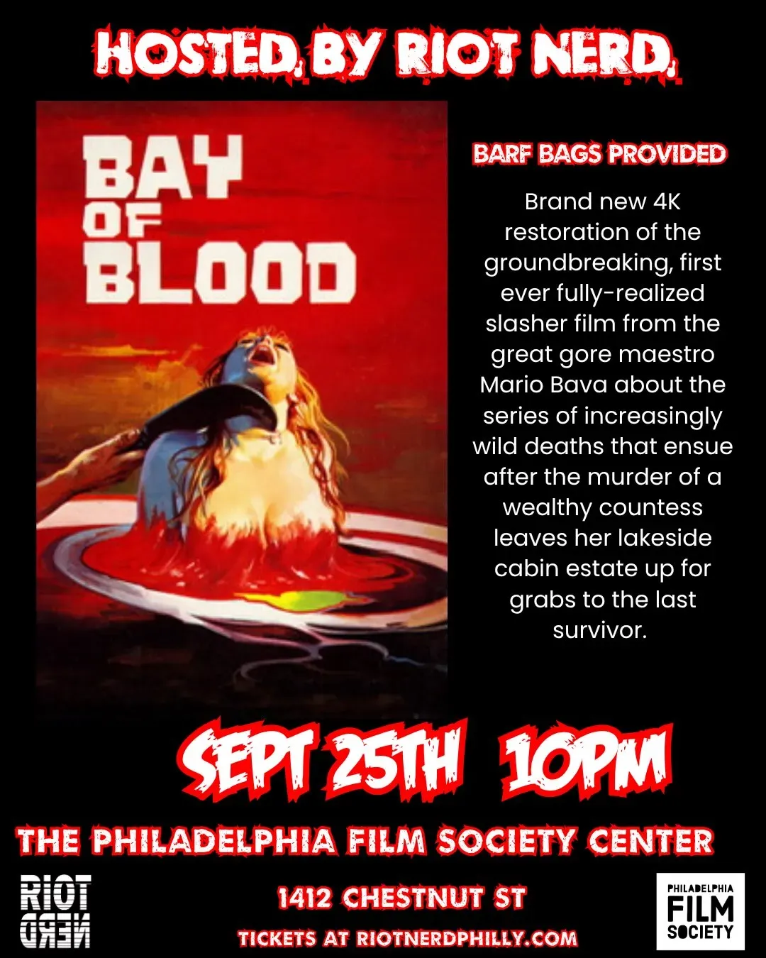 A Bay of Blood Screening in Philadelphia | Mato