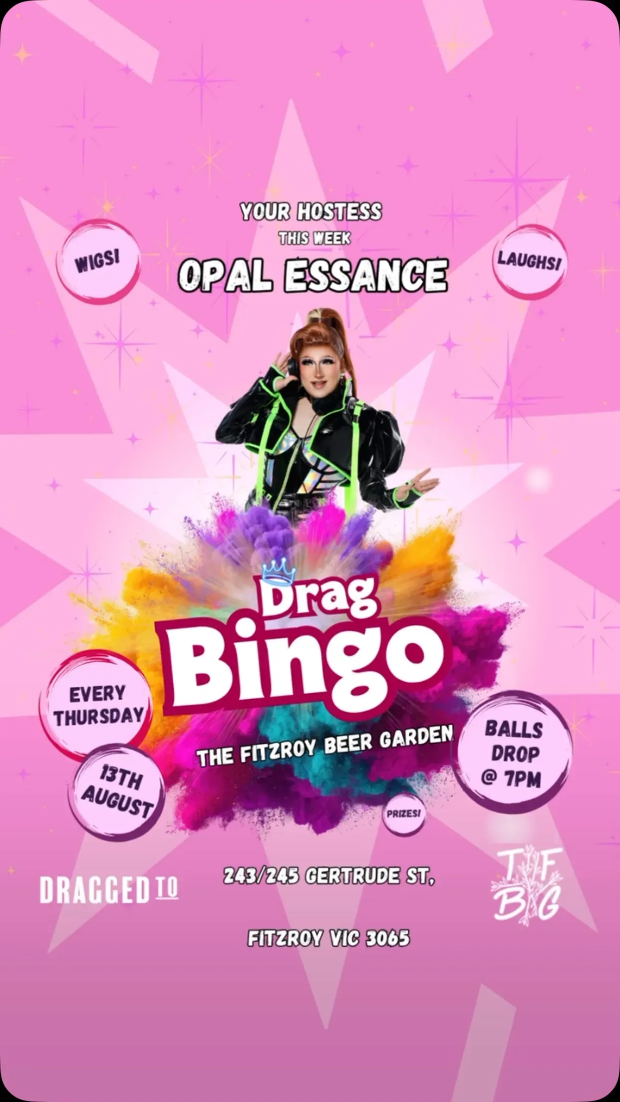 Drag Bingo with Opal Essance