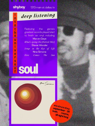 Into The Universe: Soul at Shyboy HIFI in Dallas | Mato