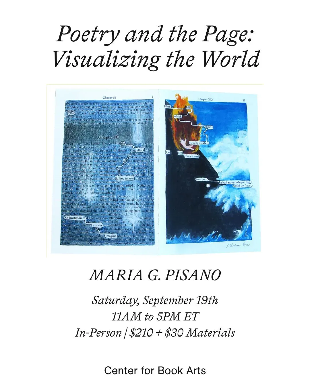 Poetry and the Page at Center for Book Arts in New York | Mato