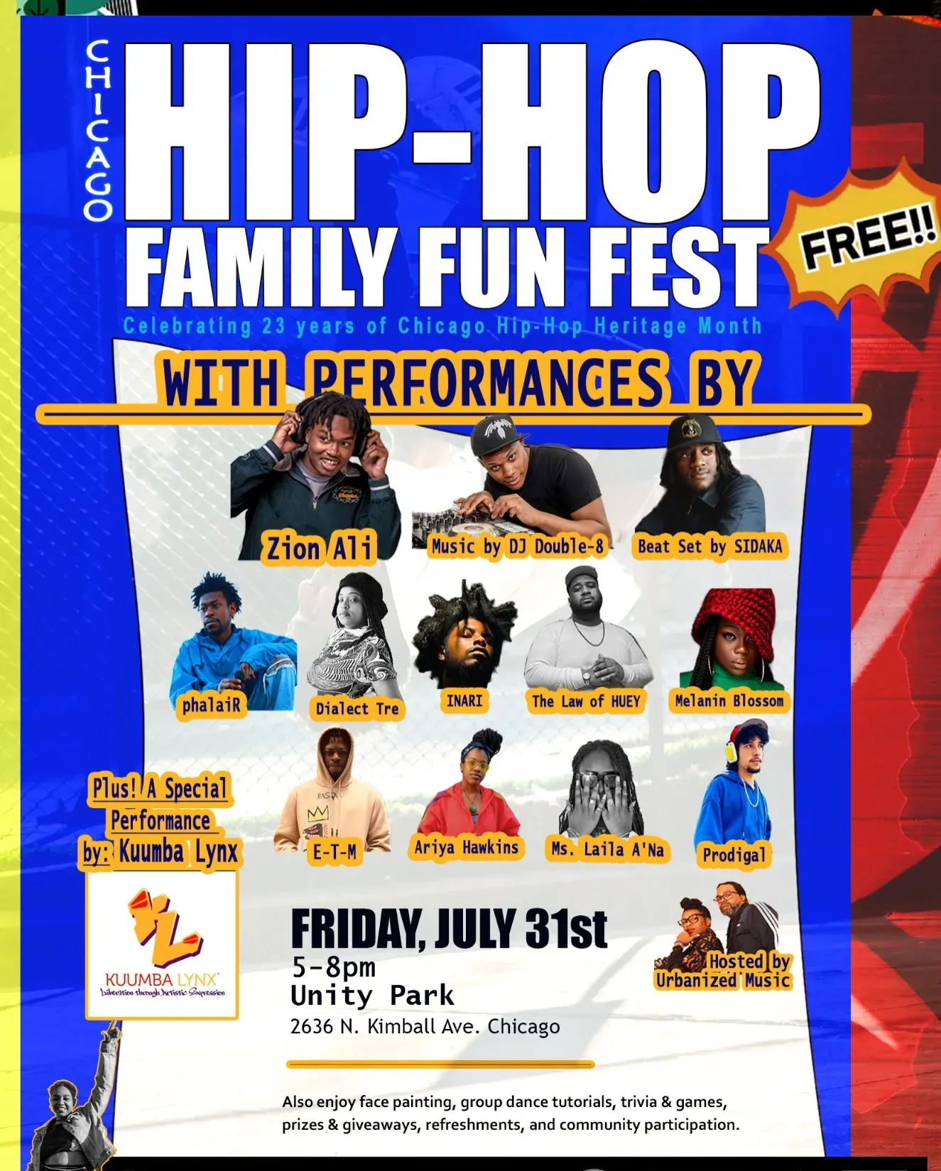 Hip Hop Family Fun Fest at Unity Park in Chicago | Mato