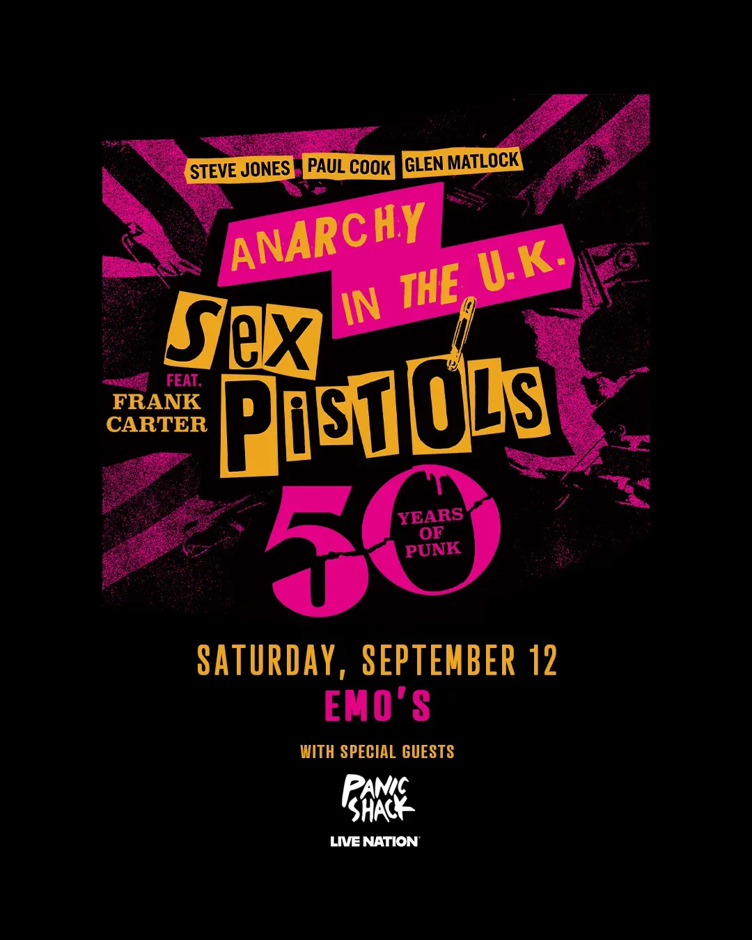 Frank Carter & the Sex Pistols at Emo's in Austin | Mato