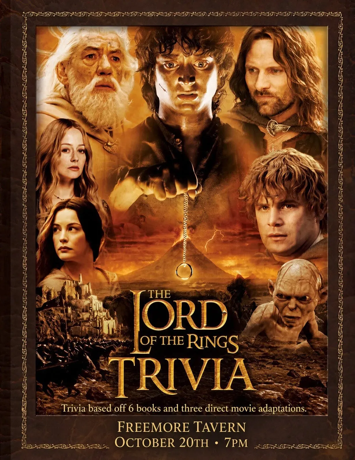Minutiae Guide Lord of the Rings Trivia at FreeMore Tavern in Charlotte | Mato