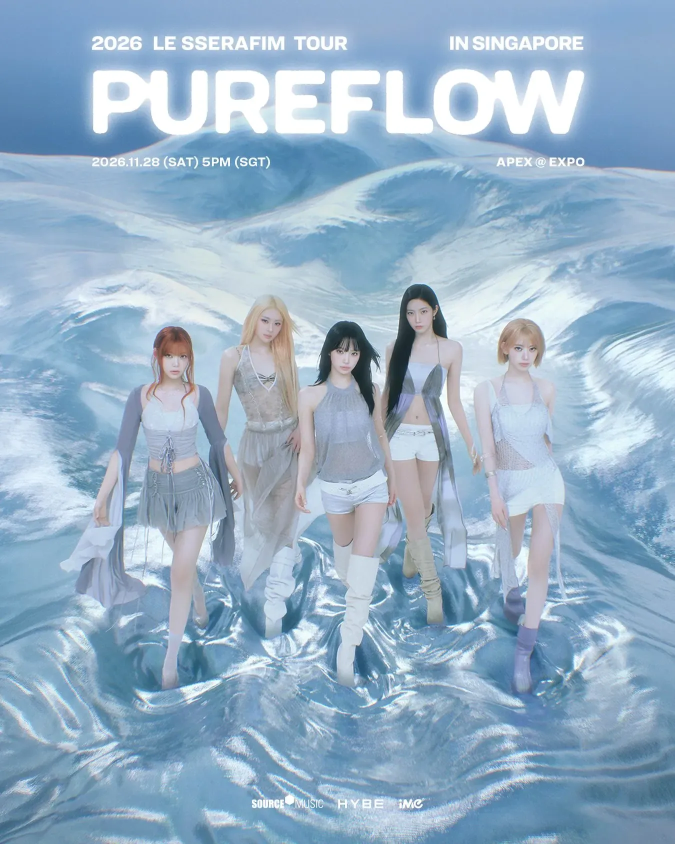 【むねラフィム】LE SSERAFIM　PUREFLOW LE SSERAFIM TOUR PUREFLOW at Apex @ EXPO in Singapore