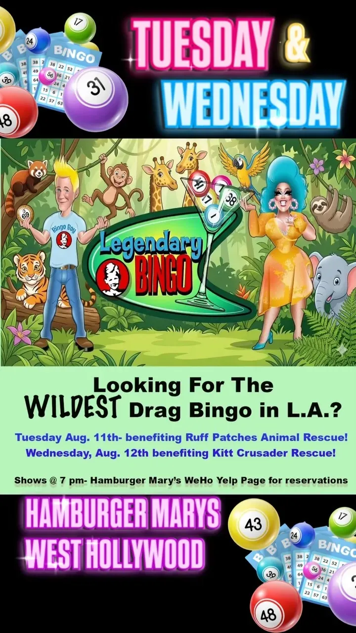 Legendary Drag Queen Bingo